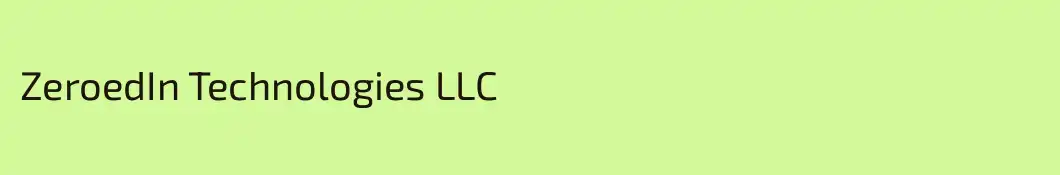 ZeroedIn Technologies LLC